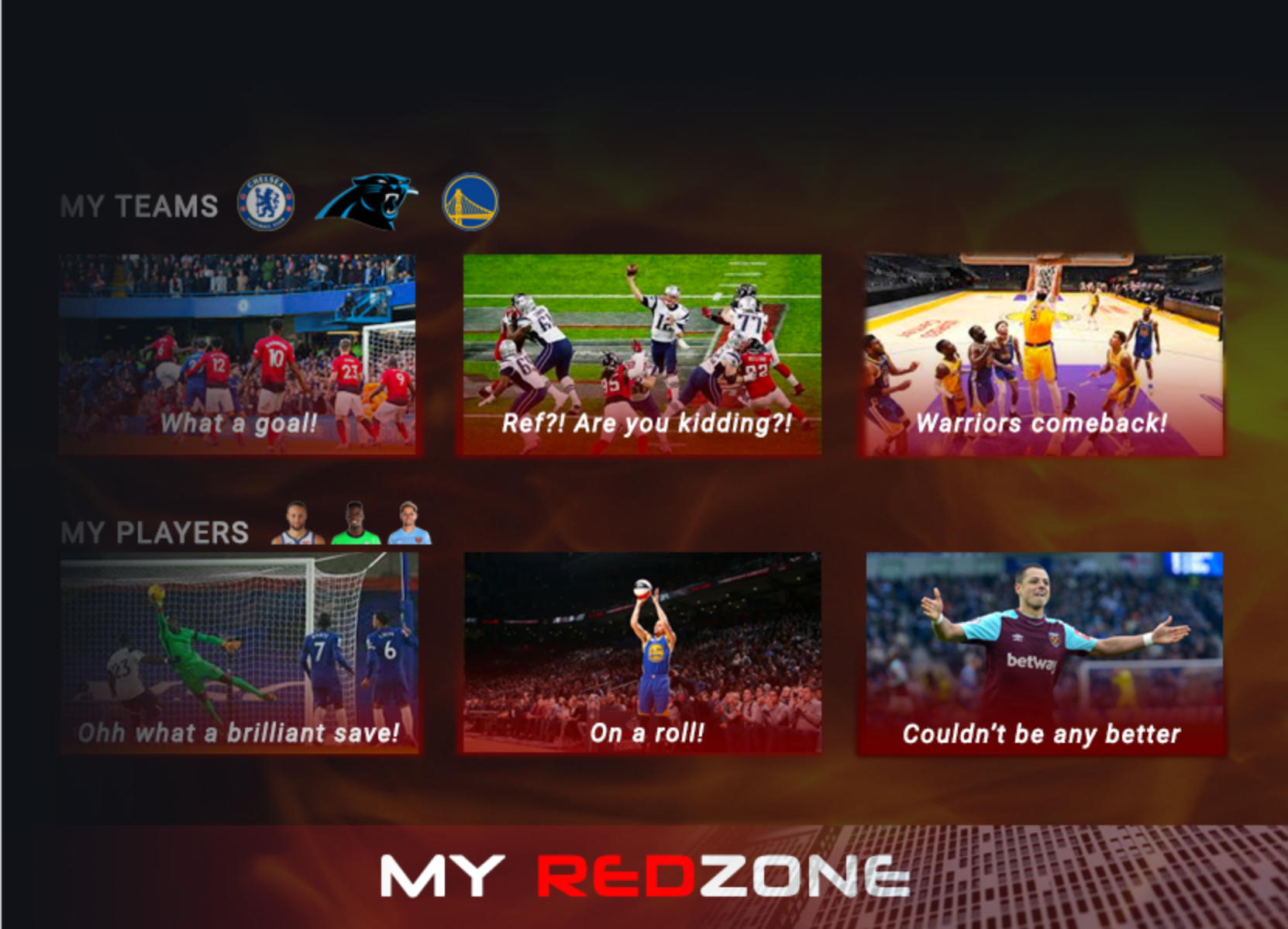 personalized redzone